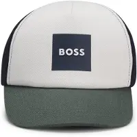 BOSS Kids Cap aus Baumwoll-Twill mit Mesh-Einsatz hinten Grösse 44