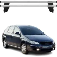 Menabo Dachträger Grundtäger für Fiat Croma 2005-2010 75kg Alu Silber 2 tlg
