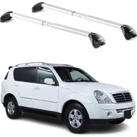 Aurilis Dachträger für Ssangyong Rexton II III 2006-2017 5 tür 100kg Alu Silber 2x ABE