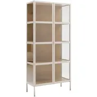 Momax Vitrine Amy Eichefarben/Beige
