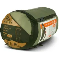 Kelty - Cosmic Synthetic 0 - Kunstfaserschlafsack Gr 214 x 82 cm - Long cherry mahogany / sea spray