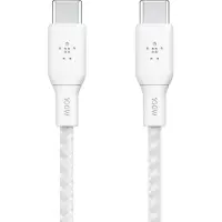 Belkin BOOST CHARGE, 2 m, USB C, USB C, USB 2.0, 0,48 Gbit/s, Weiß