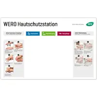 WERO Hautschutzstation für Hautschutz+Hautreinigung+Hautpflege 1 St