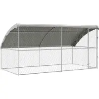 vidaXL Hundekäfig 2 stk. Silber 4 x 2 x 2 m Verzinkter Stahl