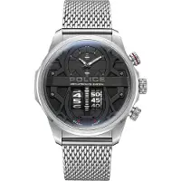 Police Rotorcrom Ss Mesh Rotor Uhr