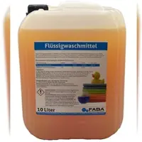 Faba Chemie 10 L Flüssigwaschmittel Konzentrat orange Universal Color inkl. Auslaufhilfe