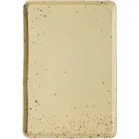 HK Living - 70's Serviertablett, 22,5 x 33 cm, grit