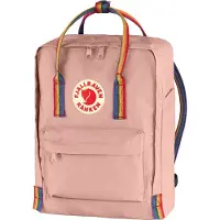 Fjällräven Kanken Rainbow Rucksack Chalk Rose-Rainbow