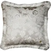 Harald Glööckler Luxus Kissen Pompöös by Casa Padrino von Elegance Collection Barock Muster Creme / Creme 50 x 50 cm - Luxuskissen