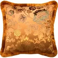 Harald Glööckler Luxus Kissen Pompöös by Casa Padrino von Elegance Collection Barock Muster Gold / Gold 50 x 50 cm - Luxuskissen