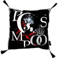 Harald Glööckler Designer Deko Kissen Pompöös by Casa Padrino Black / White mit Strass Steinen - Art Collection -
