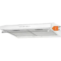 Bomann Dunstabzugshaube 60cm Unterbau | Umluft und Abluft | inkl. Filter und Befestigungsmaterial | LED-Beleuchtung | 3 Stufen | DU 623.3 weiß