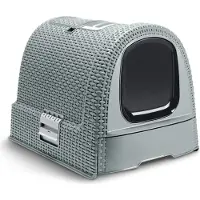 Curver Eco-Friendly Katzentoilette, Farbe:Misty blau