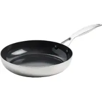 Greenpan Geneva, Rund, Allzweckpfanne, Schwarz, Edelstahl, Geneva, Edelstahl, 24 cm