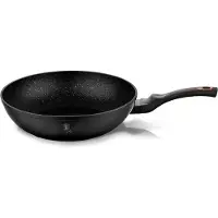 Berlinger Haus Wok 28cm Granit Schwarz Rose BH-1638