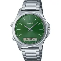 Casio Herrenuhr COLLECTION Silber Grün (Ø 41,5 mm)