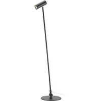 Markslöjd Arlo LED-Stehleuchte, schwarz, Eisen, Höhe 132 cm, dim. - , Arlo, dimmbar, Schwarz, für Wohnzimmer, Metall, Modern