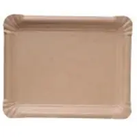 Franz mensch HOSTI Pappteller, rechteckig 1 Packung = 250 Stück, 16,5 x 20 cm