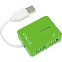Logilink USB 2.0 4-Port Hub, Grün, Windows 98SE/ME/200/XP/Vista/2003/7