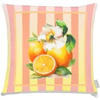 Apelt Dekokissen "3811", zartes apricot, gelb, bedruckt, B:49cm H:0,5cm L:49cm, Baumwolle, Polyester, Dekokissen_Sitzkissen_Kissenhüllen, Dekokissen, Statement-Reißverschluss