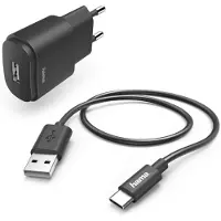 Hama 00210582, Drinnen, AC, 5 V, 2,4 A, 1 m, Schwarz
