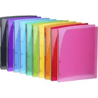 Exacompta 20x Ringbuch Iderama PP A4 »4 Ringe - 15 mm« mehrfarbig, 25x32 cm