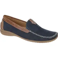 Gabor 86.090 Damenschuhe - bequeme Slipper - Halbschuhe blau Freizeit NEU
