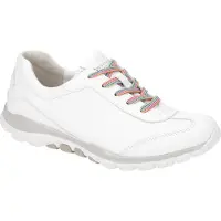 Gabor ROLLINGSOFT Damenschuhe - sportliche Schnür- Halbschuhe weiß Freizeit NEU