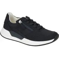 Gabor Rollingsoft ROLLINGSOFT Damenschuhe - sportliche Schnür- Halbschuhe blau Freizeit NEU