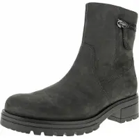 Gabor Damen Stiefelette Grau Leder Blockabsatz 4,5 cm Reißverschluss Größe 35