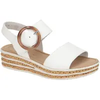 Gabor 84.550 Damen Sandalette - Riemchen Sandalen weiß Elegant NEU