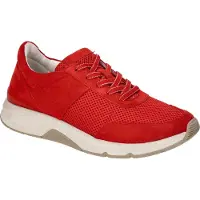 Gabor ROLLINGSOFT Damenschuhe - sportliche Schnür- Halbschuhe rot Freizeit NEU
