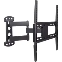Happyment TV-Wandhalterung Vaylen – Für 32"-55" – Drehbar & Neigbar – Ultra Slim & Platzsparend – Schwarz