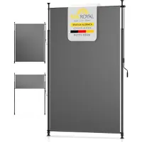 Sol Royal Klemmmarkise Senkrechtmarkise außen KM5, 100x310cm, Anthrazit