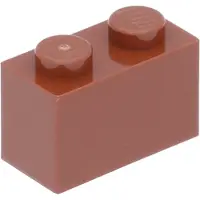 LEGO 50 Stück 3004 Stein Brick 1x2 Part Basic Steine 50 Braun