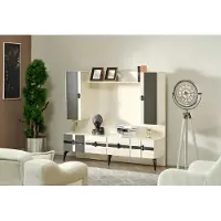 AEA Wohnzimmer Holz Möbel Wand Wohnwand Schrankwand Luxus Design