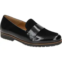 Gabor FLORENZ Damenschuhe - bequeme Slipper - Halbschuhe schwarz Elegant NEU