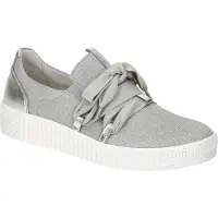 Gabor 83.333 Damenschuhe - sportliche Slipper - Halbschuhe silber Freizeit NEU