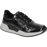 Gabor ROLLINGSOFT Damenschuhe - sportliche Schnür- Halbschuhe schwarz NEU