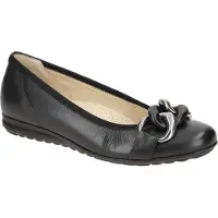Gabor (0) Ballerinas Damen 31393931343234 Schwarz 38 EU