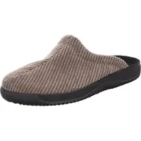 Rohde Herren Pantoffel Textil PVC Sohle Cord Soltau-H 2787, Größe:46 EU, Farbe:Grün