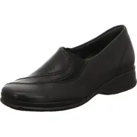 Semler Damen Slipper Sportlich Bequem schwarz