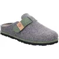 Rohde Pantoffeln Meran 6812 Damen Grey / Sage-Schuhgröße 40