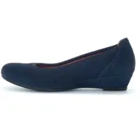 Gabor KRETA Ballerinas - Damen Halbschuhe - Slipper blau Freizeit NEU