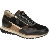 Gabor Damenschuhe Schnürschuhe Sportive sportlicher Schnürer Schwarz Freizeit