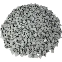 LEGO 2x2 Dachsteine Dach Hellgrau für Dach - 3039 NEU! Menge 25x