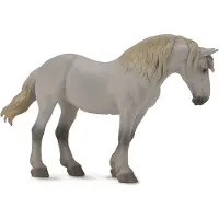 Collecta Graue Percheron-stute Figur Grau 3-6 Years Grau 3-6 Years