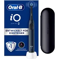Oral-B Elektrische Zahnbürste "iO Series 2" 1 Stk. Aufsteckbürsten für die ultimative Reinigung, Reise-Etui