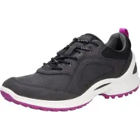 Ecco Biom Energie W 8508130200 Damen Sneaker, Leder/Textil, Black Wechselfußbett - Damenschuhe Sneaker, Schwarz, leder/textil