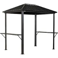 Sojag Dakota 68 Aluminium Grillpavillon mit Seitenablagen 2x2,5 m